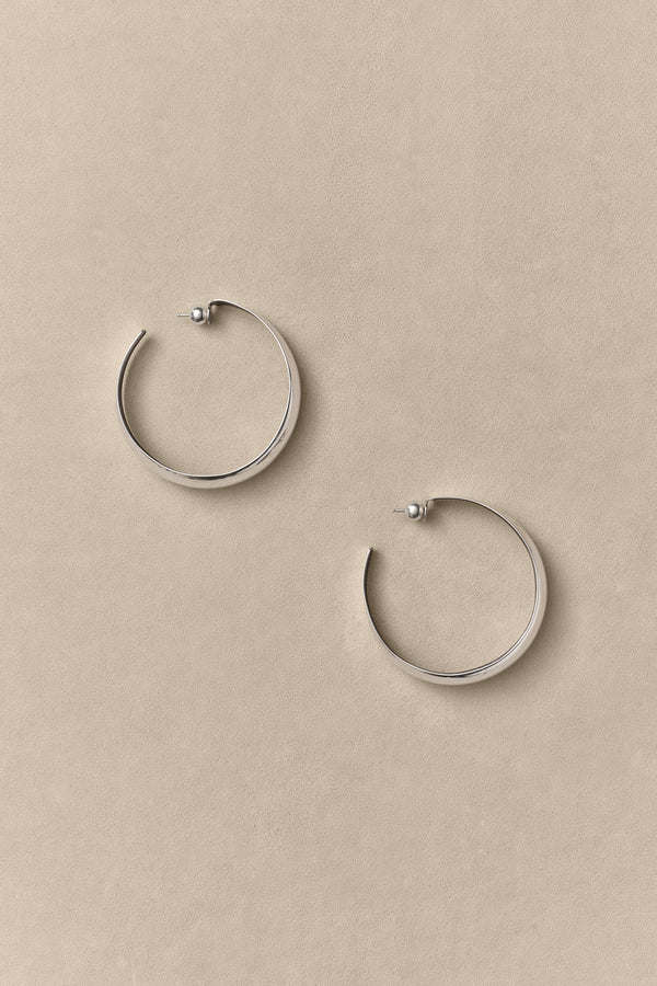Sophie Buhai Large Moon Hoops