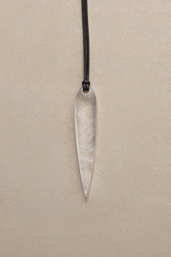 Sophie Buhai Large Spear Pendant In Quartz