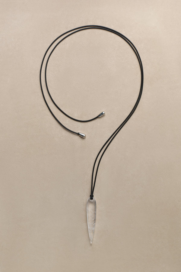 sophie buhai Large spear pendant in quartz