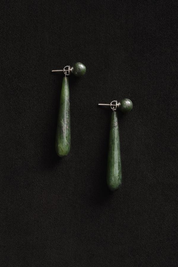 Sophie Buhai Medium Angelika Earrings In Jade