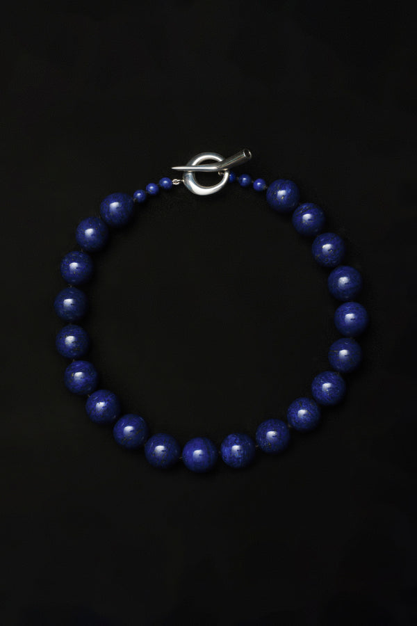 sophie buhai Medium boule collar in lapis