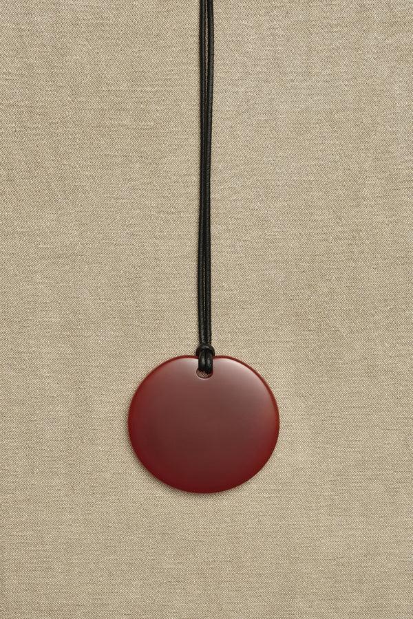 Sophie Buhai Medium Full Moon Pendant In Carnelian