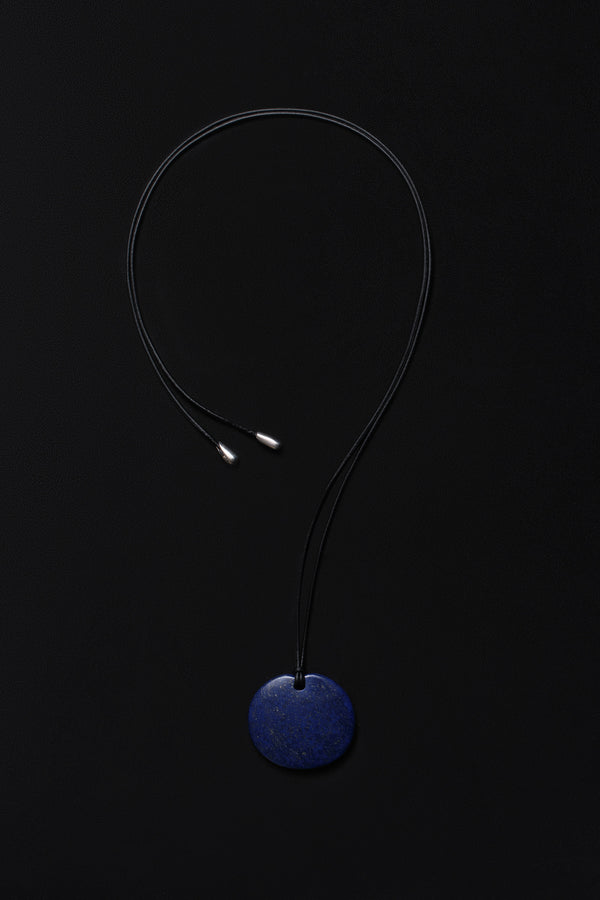 Sophie Buhai Medium Full Moon Pendant In Lapis