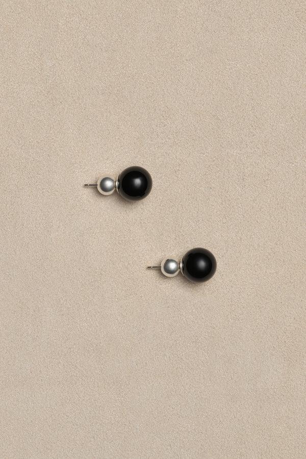 sophie buhai Onyx boule studs