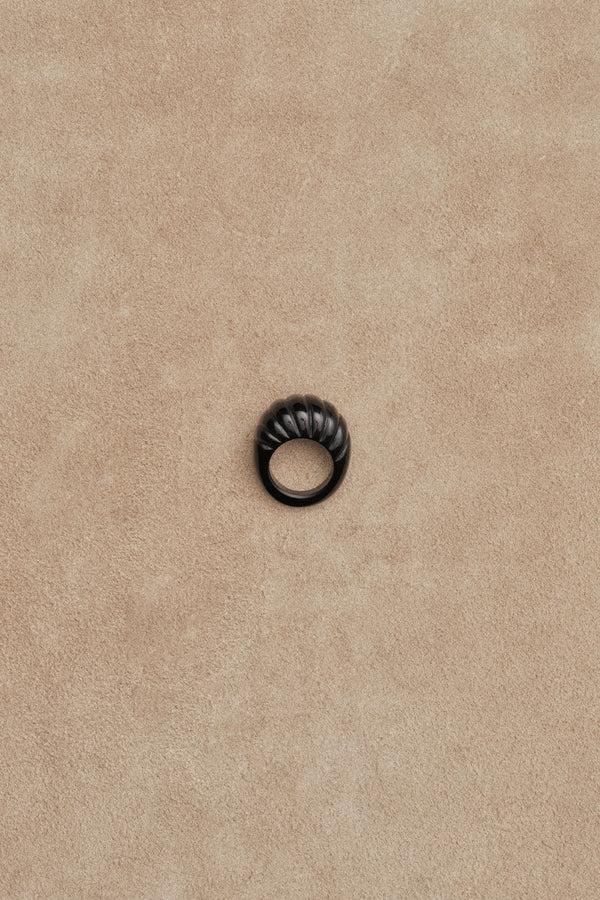 Sophie Buhai Onyx Shell Ring