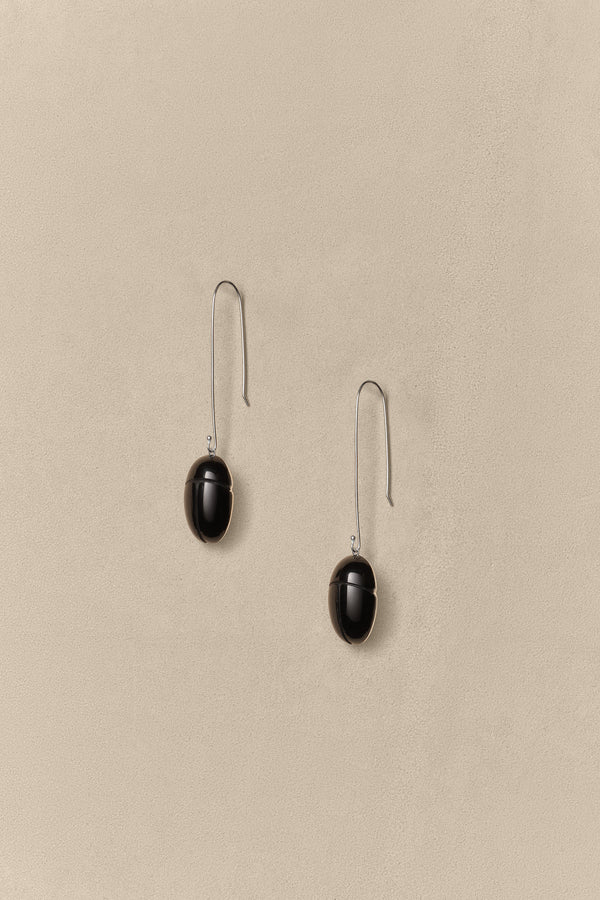 Sophie Buhai Scarab Drop Earrings In Onyx