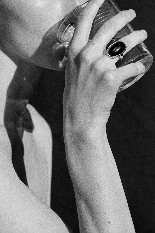 Sophie Buhai Scarab Ring In Onyx