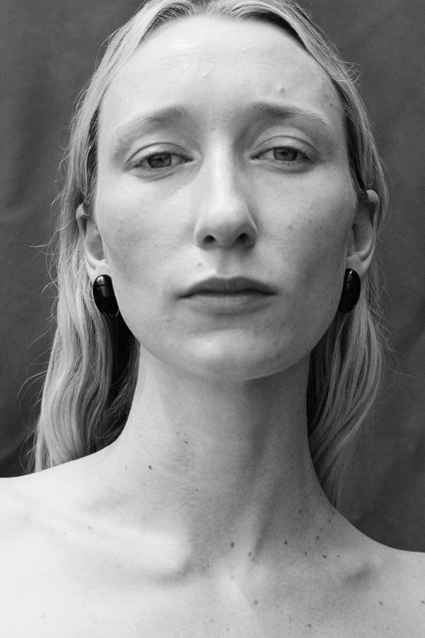 Sophie Buhai Scarab Studs In Onyx