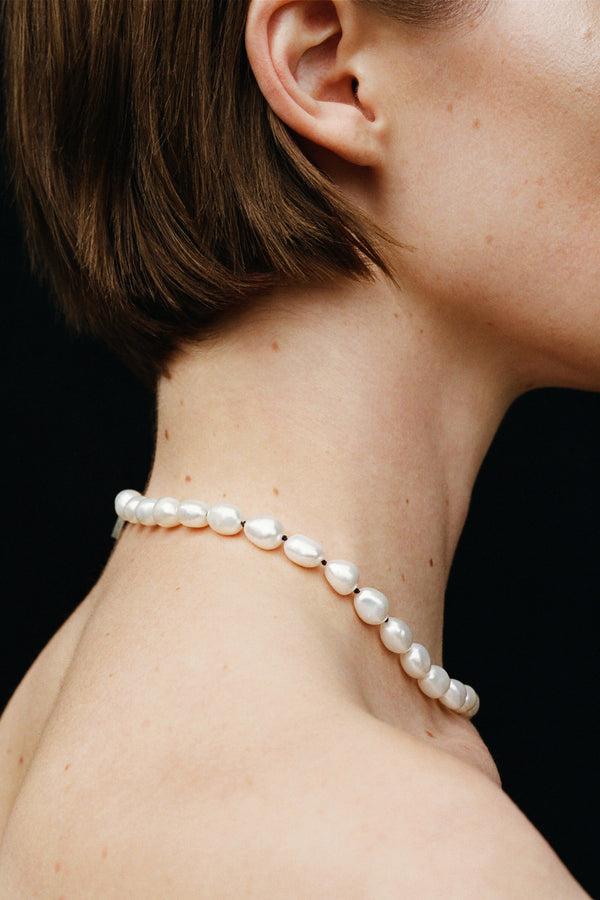 Sophie Buhai Simple Baroque Pearl Collar