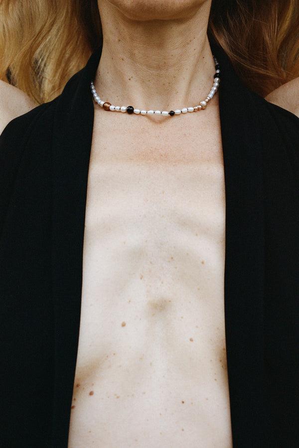 Sophie Buhai Sirena Pearl Necklace 15in