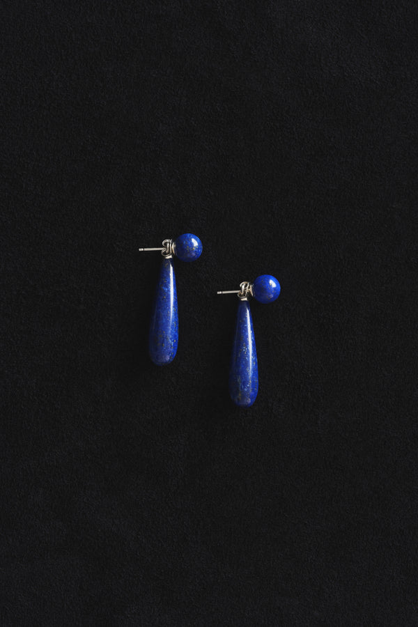 Sophie Buhai Small Angelika Earrings In Lapis