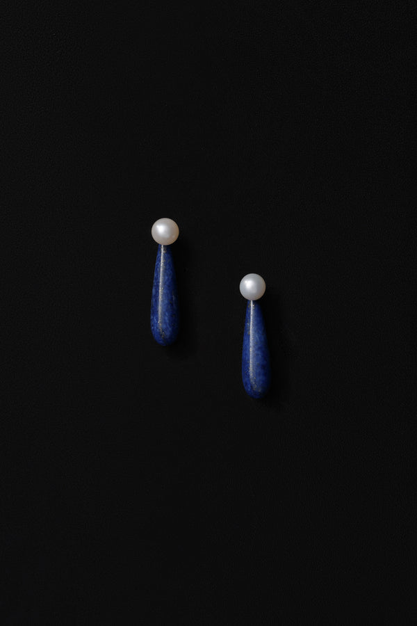 Sophie Buhai Small Angelyne Earrings In Lapis