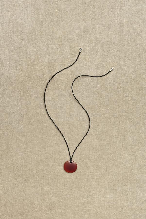 Sophie Buhai Small Full Moon Pendant In Carnelian