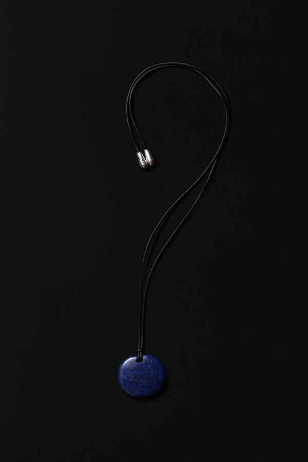 sophie buhai Small full moon pendant in lapis