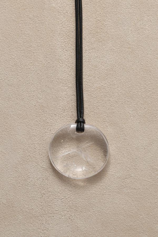 Sophie Buhai Small Full Moon Pendant In Quartz