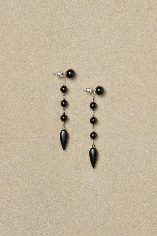 Sophie Buhai Small Phoenician Earrings In Onyx