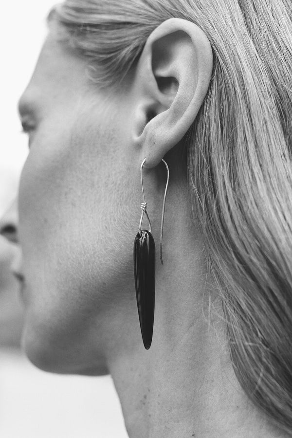 sophie buhai Spear earrings in onyx