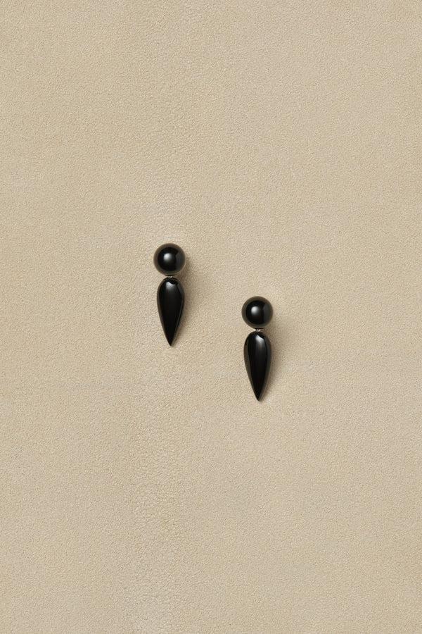 Sophie Buhai Tiny Phoenician Earrings In Onyx