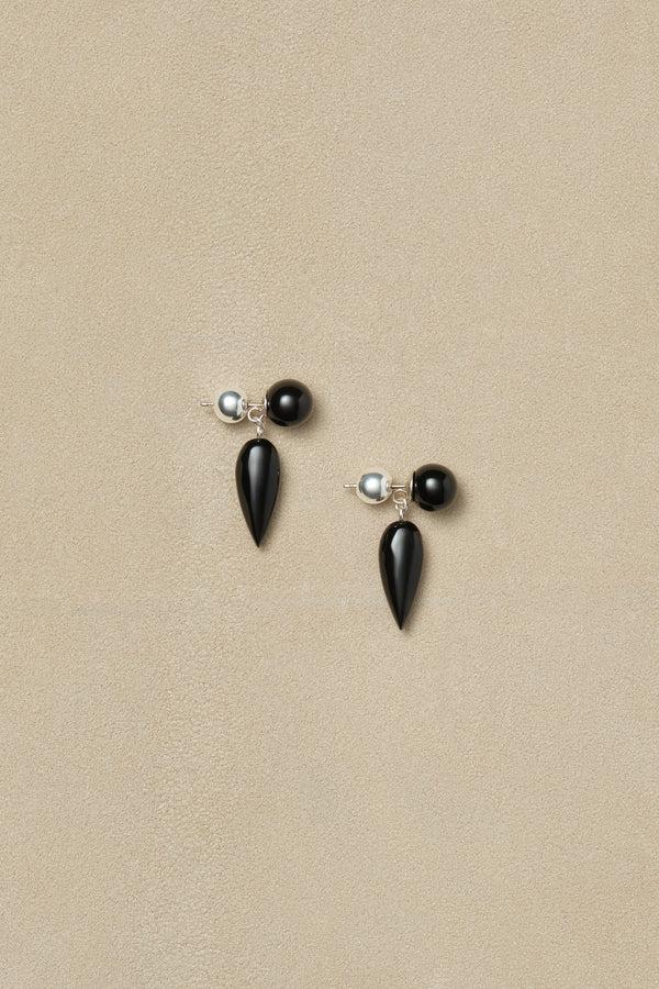 Sophie Buhai Tiny Phoenician Earrings In Onyx