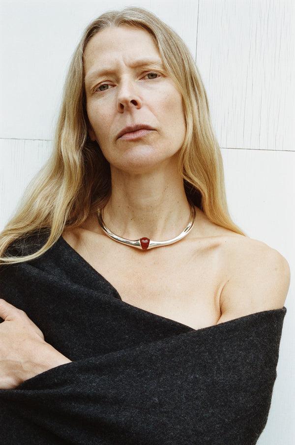 sophie buhai Vienna collar in carnelian