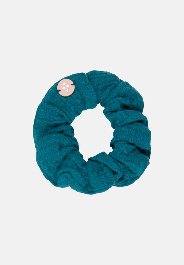 sorbet island COTTON SCRUNCHIE BASIL