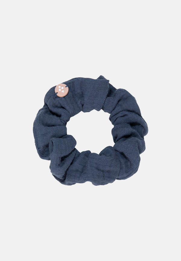 sorbet island COTTON SCRUNCHIE BLUE RASPBERRY