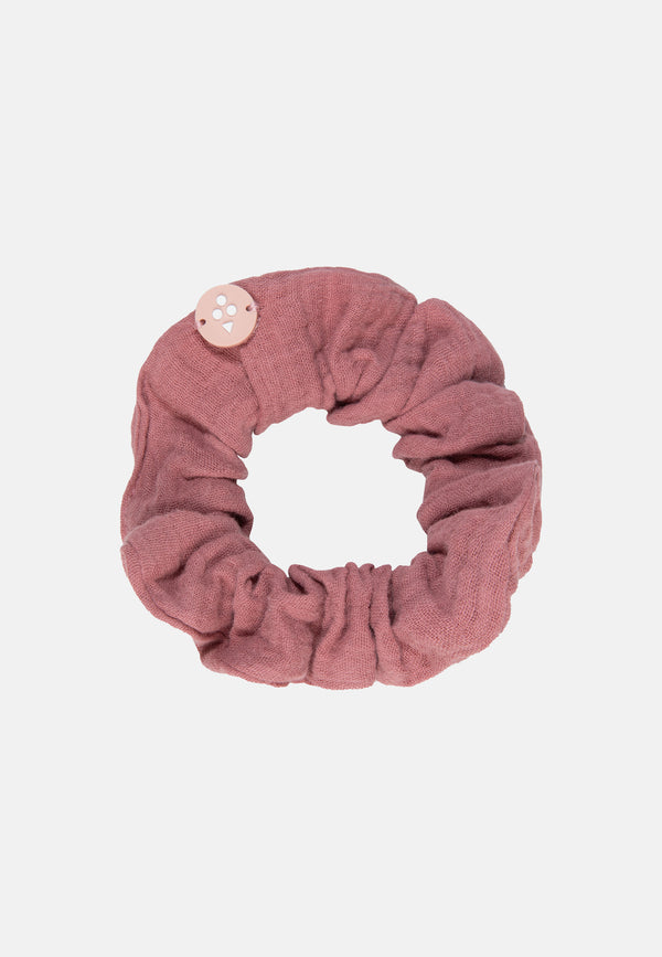 sorbet island COTTON SCRUNCHIE RASPBERRY