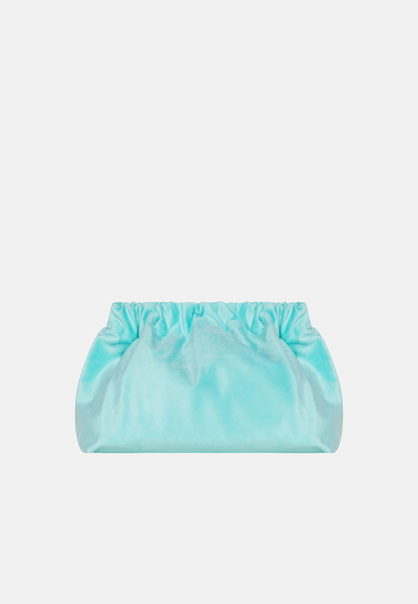 Sorbet Island VELVET CLUTCH BAG SUNKISSED MINT