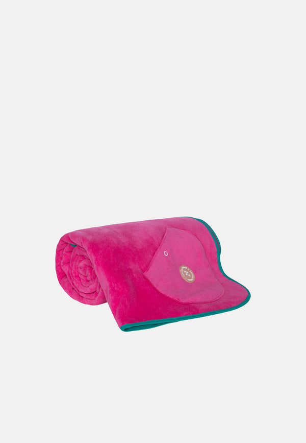 Sorbet Island WAVY BEACH TOWEL PINK BUBBLE GUM