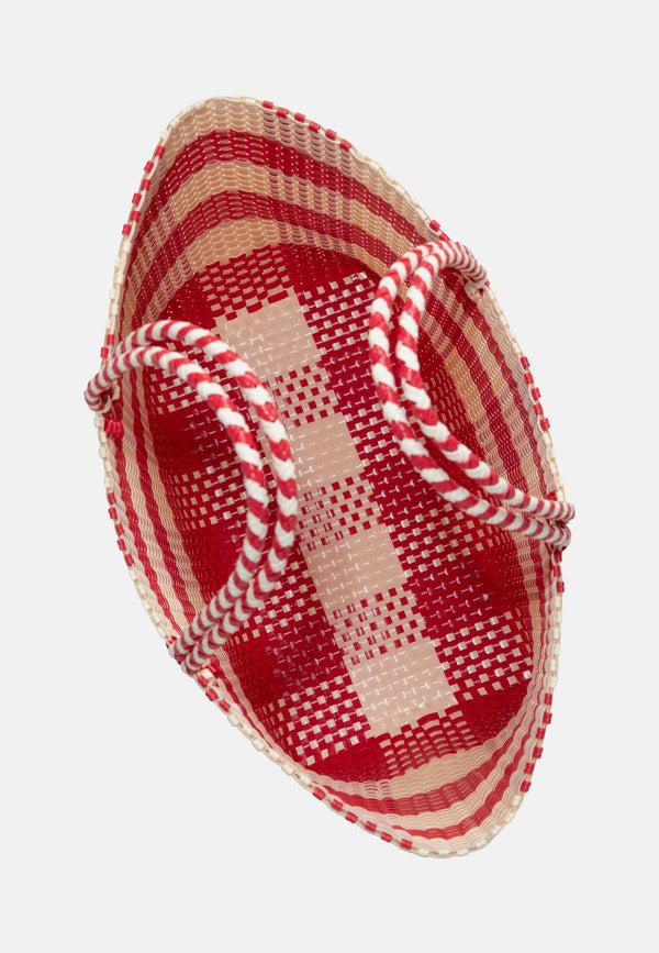 Sorbet Island WOVEN TOTE BAG RED