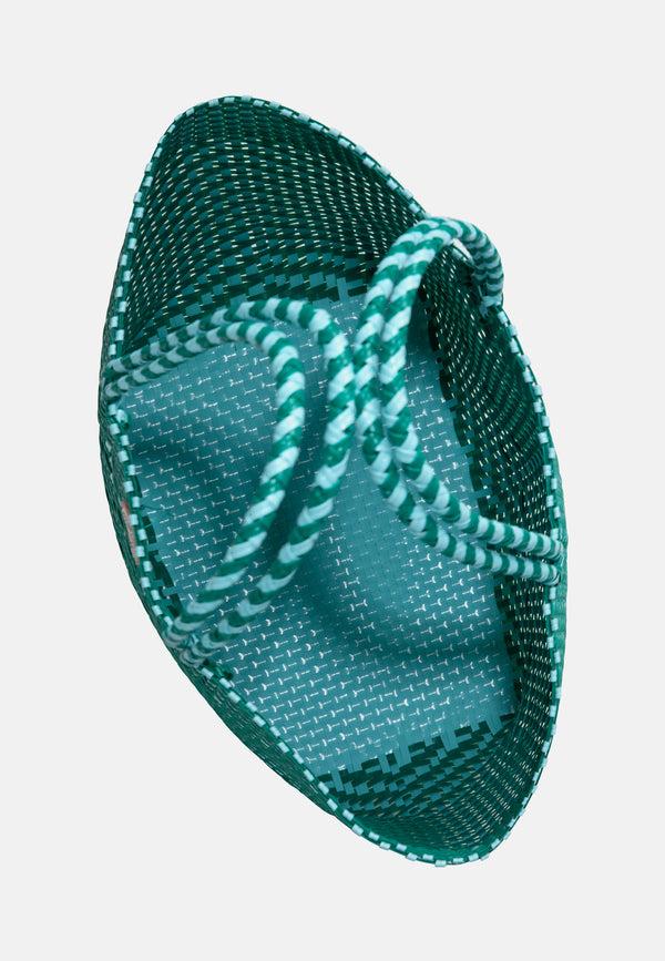 Sorbet Island WOVEN TOTE BAG TURQUOISE