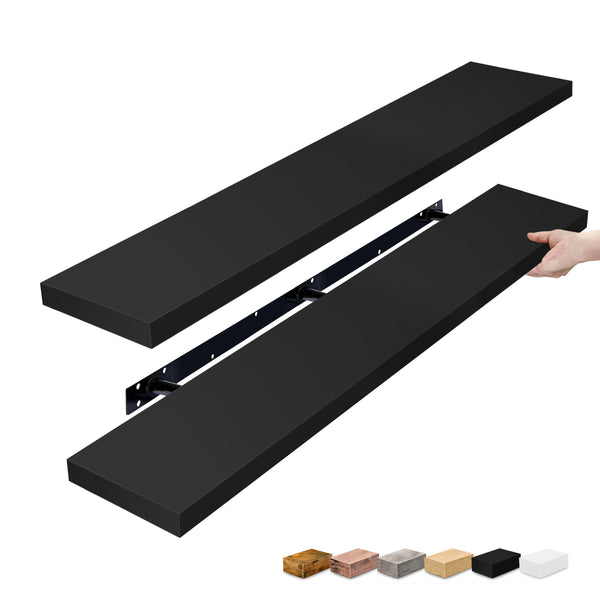 Sorbus 55-Inch Extra Long Floating Shelves (Set Of 2)