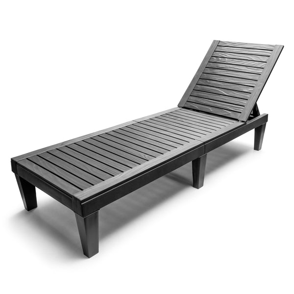 sorbus Adjustable Folding Outdoor Chaise Lounge Chair