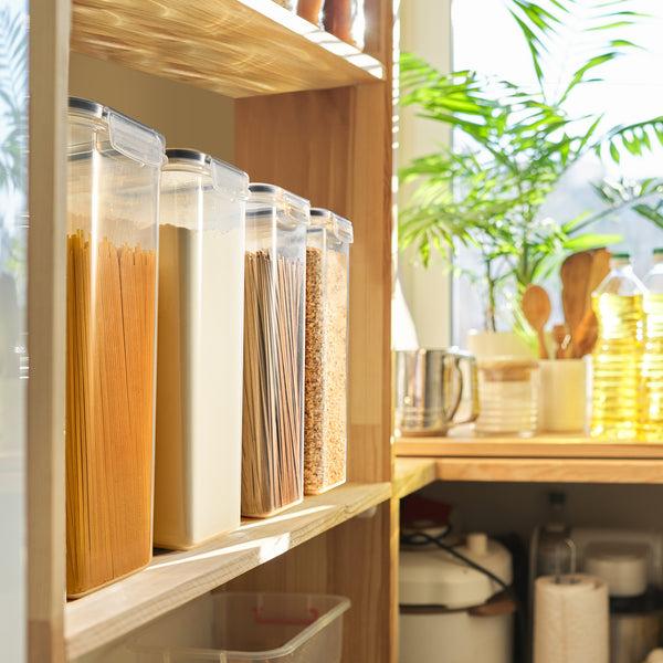 Sorbus Airtight Cereal Dispenser Easy Pour Canister Set (4 Pack)