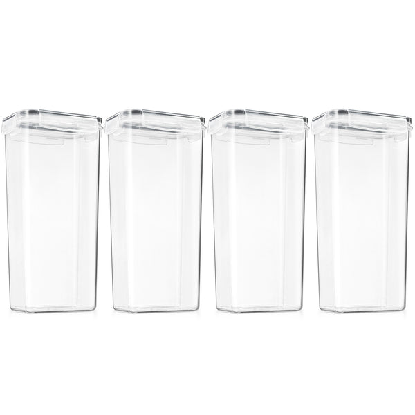Sorbus Airtight Cereal Dispenser Easy Pour Canister Set (4 Pack)