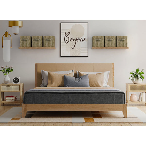 Sorbus Cube Fabric Storage 11" Bin (4 Pack Woven Print)