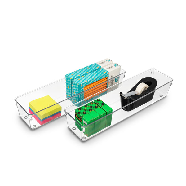sorbus Drawer Narrow Small Drawer Organizer Set (2 Pc)