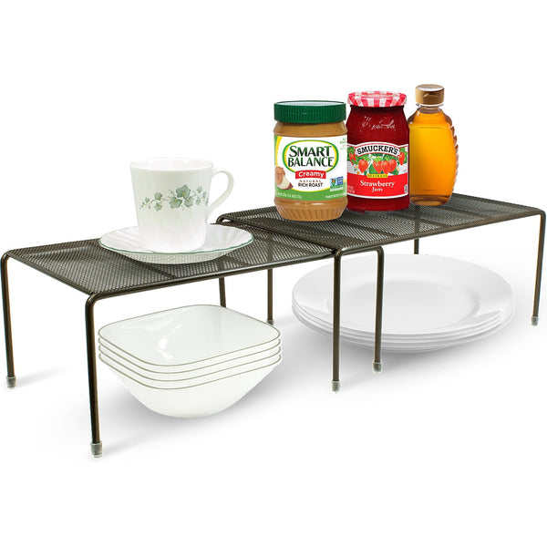 sorbus Expandable Pantry Cabinet Organizers (Set of 2)