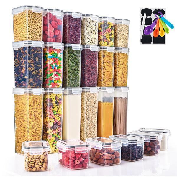 sorbus Food Dispenser Plastic Storage Airtight Containers (24 Pack)