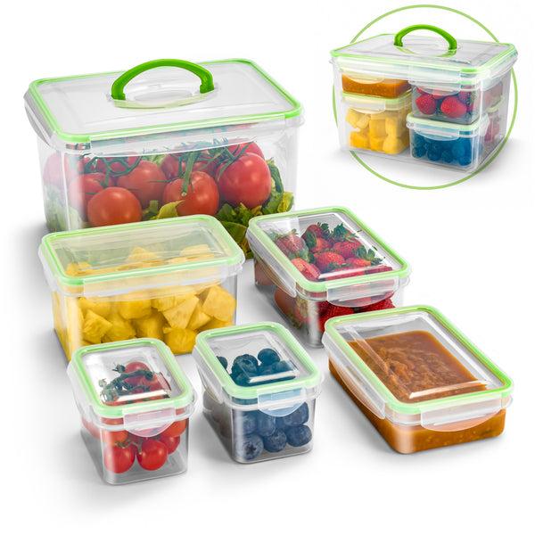 sorbus Food Storage Plastic Variety Pack Snap-On Lid (12 Piece)