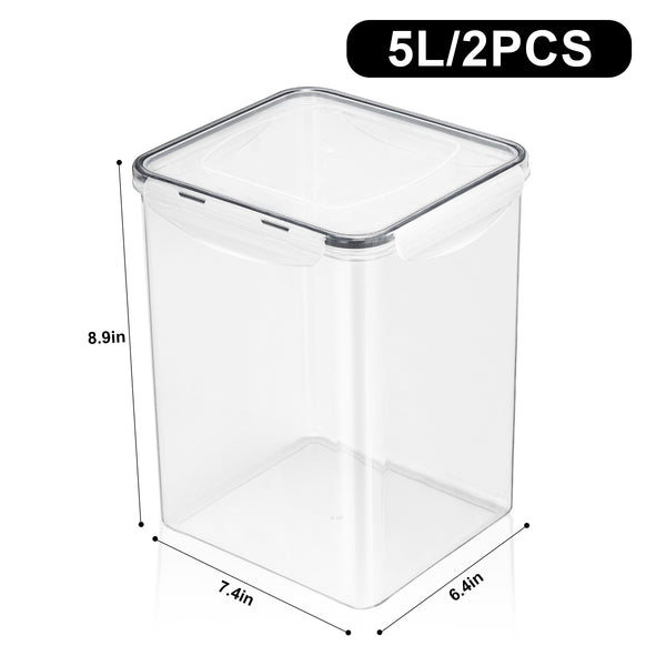 Sorbus Large Food Storage Airtight Containers (2 Pack)