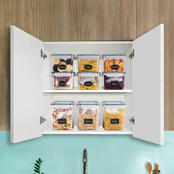 Sorbus Large Narrow Airtight Food Storage Containers With Lids (5 Pack)