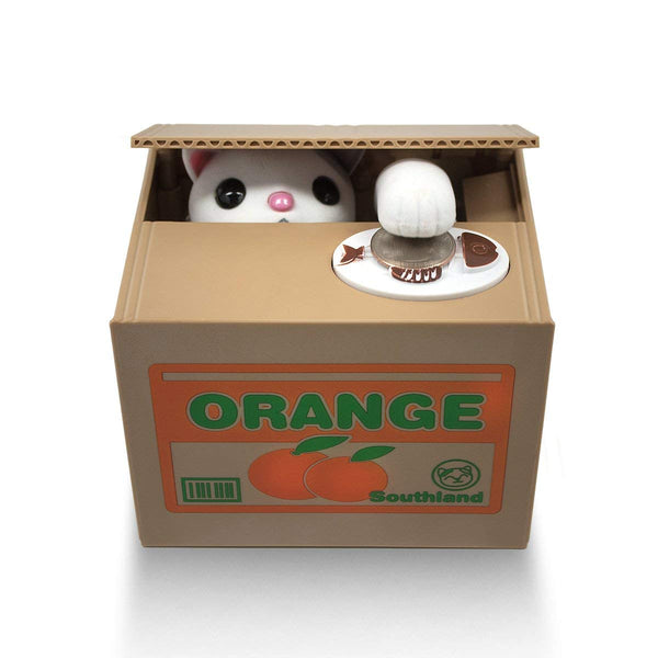 sorbus Matney Stealing Coin Cat Box - English Speaking