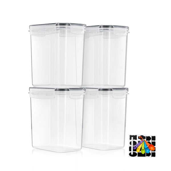 Sorbus Medium Airtight Food Storage Containers (4 Pack)