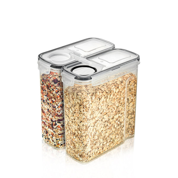 sorbus Narrow Airtight Food Storage Dispensers (2 Pack)