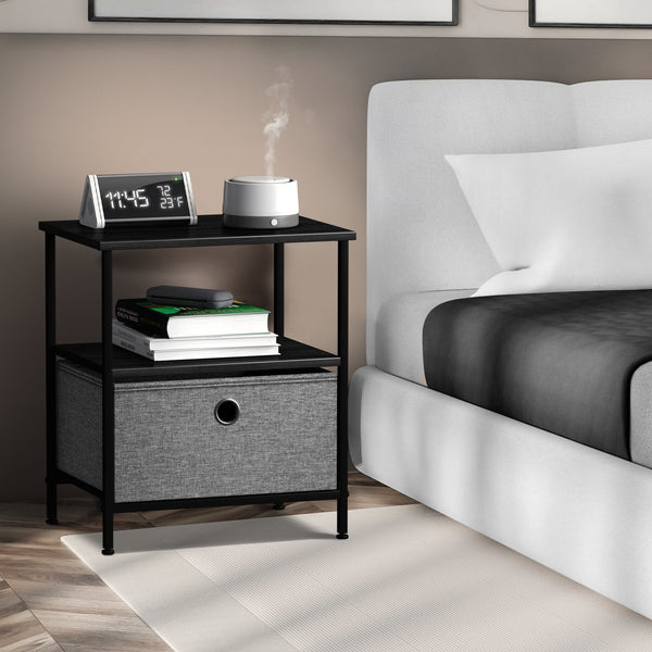 Sorbus 1 Drawer Nightstand Shelf