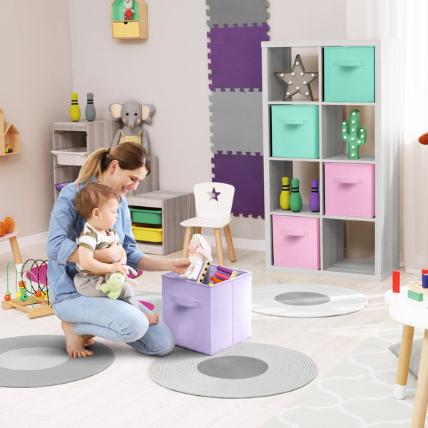 Sorbus 11" Cube Storage Bins (6 Pack)