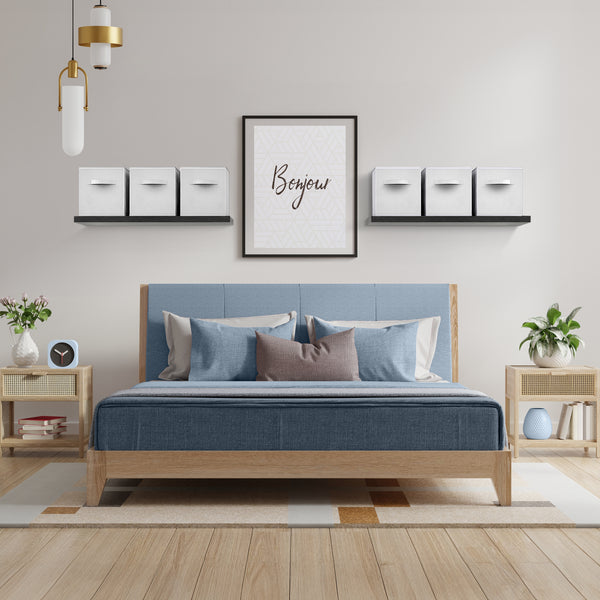 Sorbus 11" Cube Storage Bins (6 Pack)