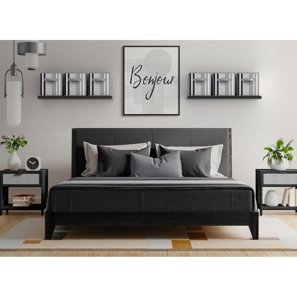 Sorbus 11" Cube Storage Bins (6 Pack Lines Print)