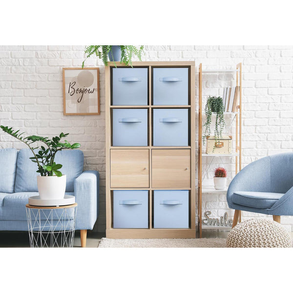 Sorbus 11" Cube Storage Bins (6 Pack Pastels)